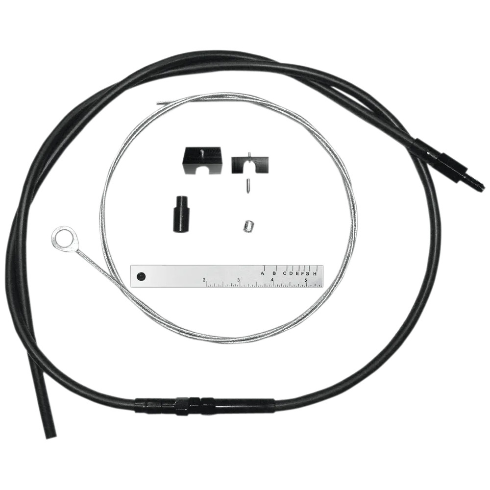 BYO™ Build Your Own™ Clutch Cable Kit — 203 cm (80") overall, 65 cm (25.5") adjuster, fits 1987+ 5/6-speed transmissions