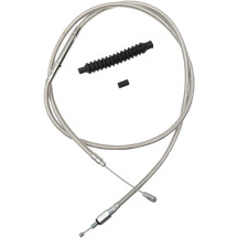 Cable de embrague trenzado de acero inoxidable — Pulido, Ape Hanger y Mini, Altura estándar