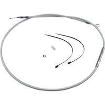 High-Efficiency Braided Sterling Chromite II® Clutch Cable — Housing 59-1/4 in, Travel 2-13/16 in, Ape Hanger fit