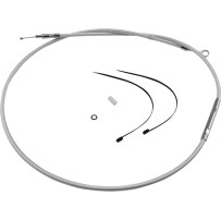 High-Efficiency Braided Sterling Chromite II® Clutch Cable — Housing 59-1/4 in, Travel 2-13/16 in, Ape Hanger fit