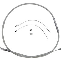 High-Efficiency Braided Sterling Chromite II® Clutch Cable — Housing length 160 cm (63"), Travel 71 mm (2-13/16")