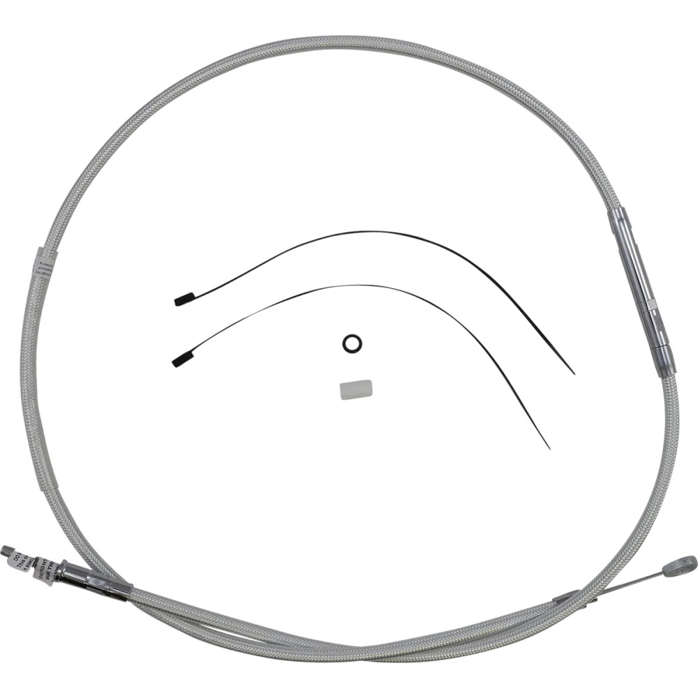 High-Efficiency Braided Sterling Chromite II® Clutch Cable — Housing length 160 cm (63"), Travel 71 mm (2-13/16")