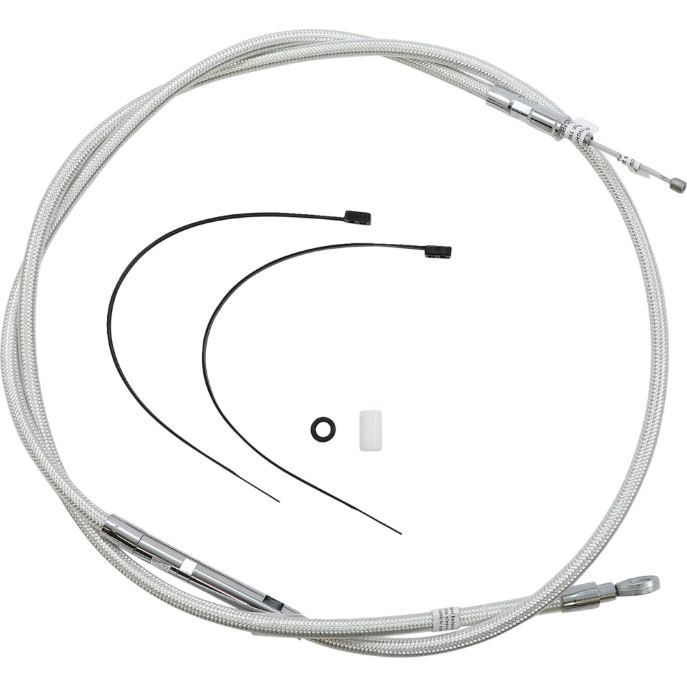 High-Efficiency Braided Sterling Chromite II® Clutch Cable — Housing 69", adjuster 20-3/4", travel 71 mm