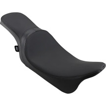 Predator 2-Up Seat — Black, 30.5" overall length, fits Drag & most Harley‑Davidson sissy bars