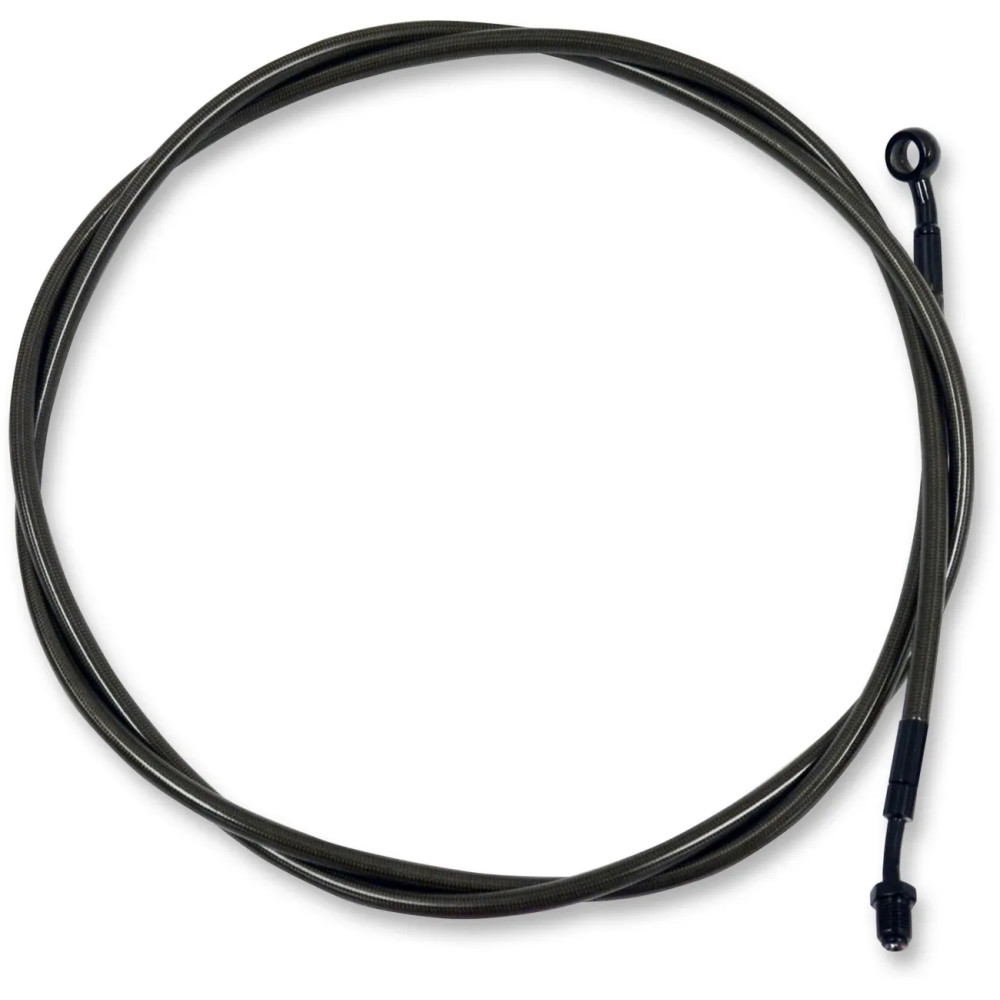 Cable de embrague trenzado Midnight — 190 cm carcasa, 76 mm recorrido, compatible con manillares 38–43 cm