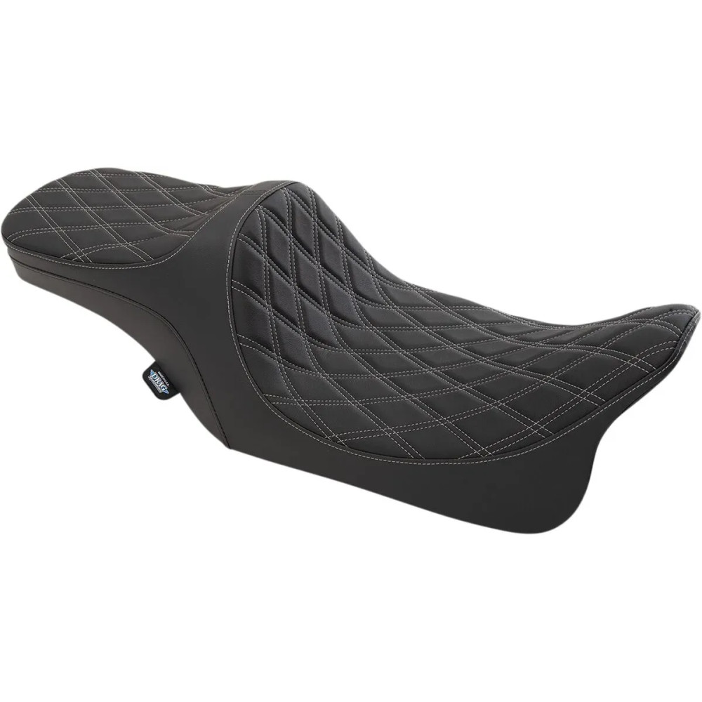 Predator III 2-Up Seat — Black, 78 cm (30-3/4"), fits '99–'07 FLHR/FLHX