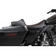 Asiento Predator III de alcance extendido — 78 cm (30-3/4") largo total, compatible con '97-'07 FLT/FLHT/FLR, Negro, Rojo