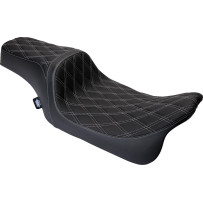Predator 1-Up Seat — 30 cm driver width, 76 cm length, Black/Silver