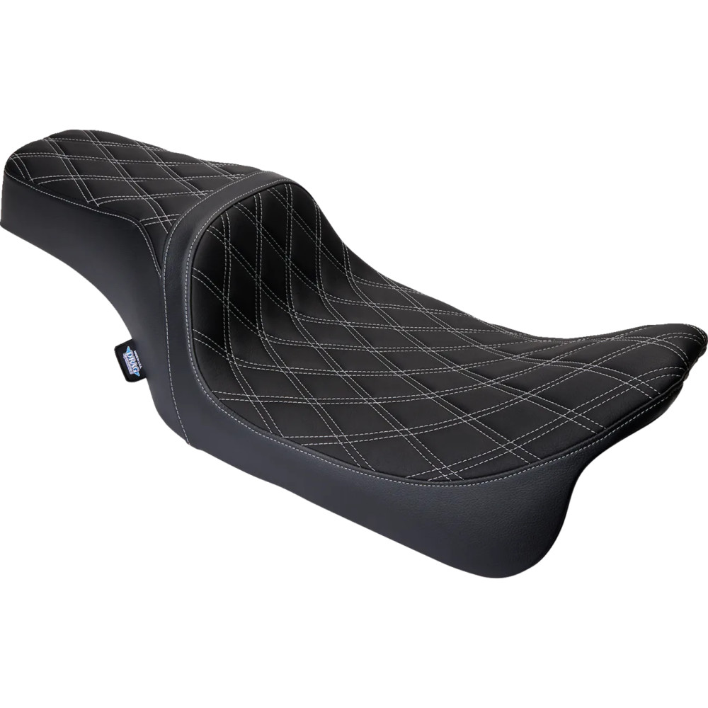 Predator 1-Up Seat — 30 cm driver width, 76 cm length, Black/Silver