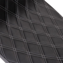 Performance Predator 2-Up Seat — 76 cm (30"), driver width 30 cm (11-3/4"), rear width 23 cm (9"), Black, Silver