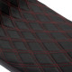 Asiento Performance Predator 2-Up — 76 cm (30") de largo, 30 cm (11-3/4") ancho conductor, Negro/Rojo