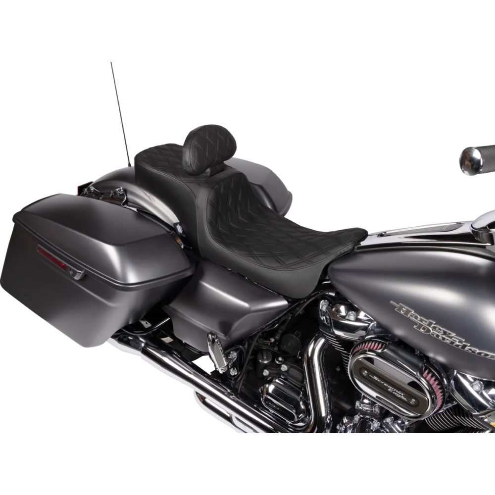 Asiento Performance Predator 2 plazas — 76 cm largo, 30 cm ancho conductor, 23 cm ancho trasero