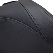 Asiento Freedom Touring — 38 cm ancho del conductor, 77.5 cm largo, Negro, acepta respaldos montados en el bastidor