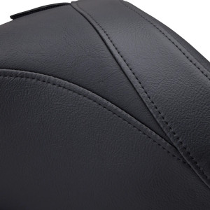 Asiento Freedom Touring — 38 cm ancho del conductor, 77.5 cm largo, Negro, acepta respaldos montados en el bastidor