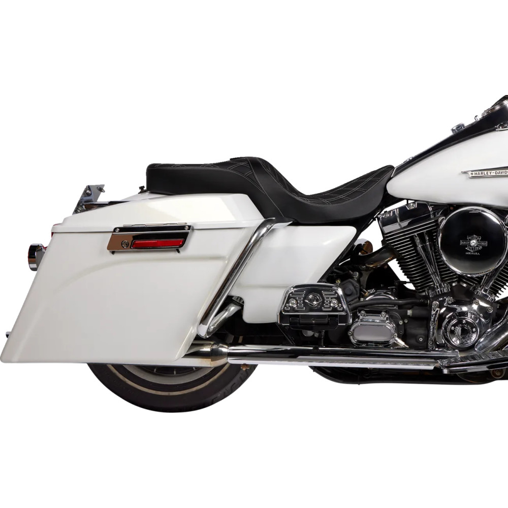 Freedom Touring Seat — 38 cm driver width, 77.5 cm length, Black