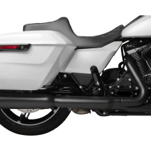 Asiento Predator III — 2 plazas, 76 cm largo, 30,5 cm ancho conductor, 15 cm ancho trasero, Negro