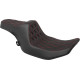 Predator III Seat — 76 cm (30") length, 30.5 cm (12") driver width, 15 cm (6") rear width, Black/Red