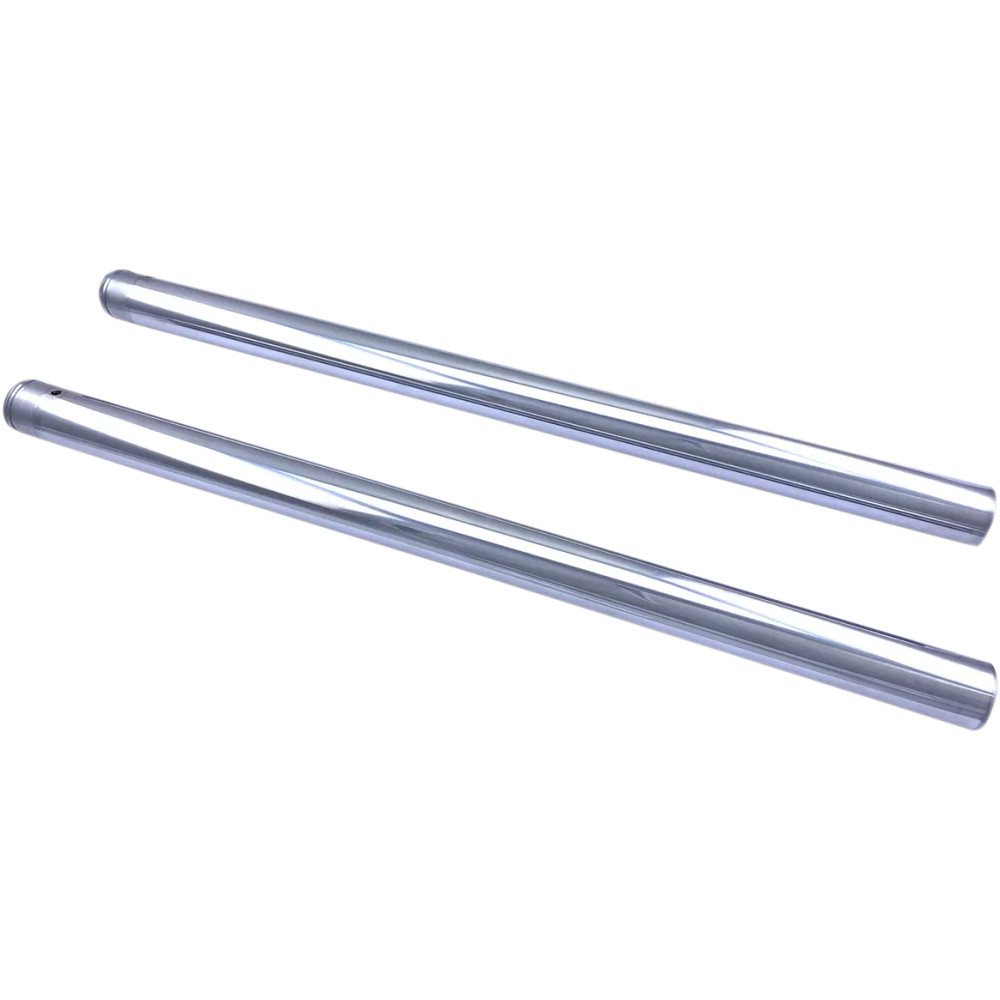 Fork Tubes — 39.00 mm diameter, 630.17 mm length, Chrome