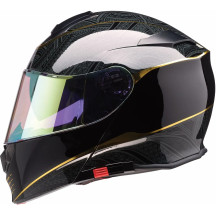 Casco modular Solaris 2.0 Notorious — Talla XL, Negro/Dorado, brillo