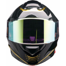 Solaris 2.0 Notorious Modular Helmet — Size 3XL, Black/Gold gloss