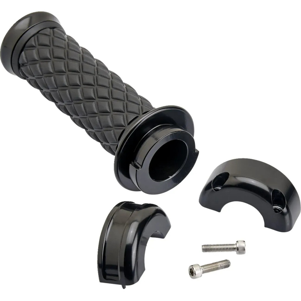 Alumicore Grips — 25.4 mm (1") handlebar diameter, 12.7 cm (5") length, Black