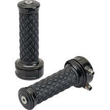 Alumicore Grips — 25.4 mm (1") handlebar diameter, 12.7 cm (5") length, Black