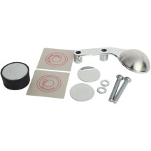 iOmounts™ Device Mount — Handlebar switch, Universal compatibility, Chrome