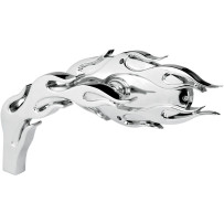 Micro-Mirror — 44.45 mm (1-3/4") height, 10.16 cm (4") width, Chrome, Silver