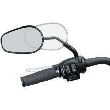 Mirror Stem Extenders — 3 in extension, Black, fits H-D round steel stem (excl. Street, LiveWire, Pan America)
