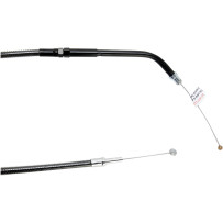 Black Pearl™ Braided Throttle/Idle Cable — 31-7/8" housing, 5" travel, Throttle, Black