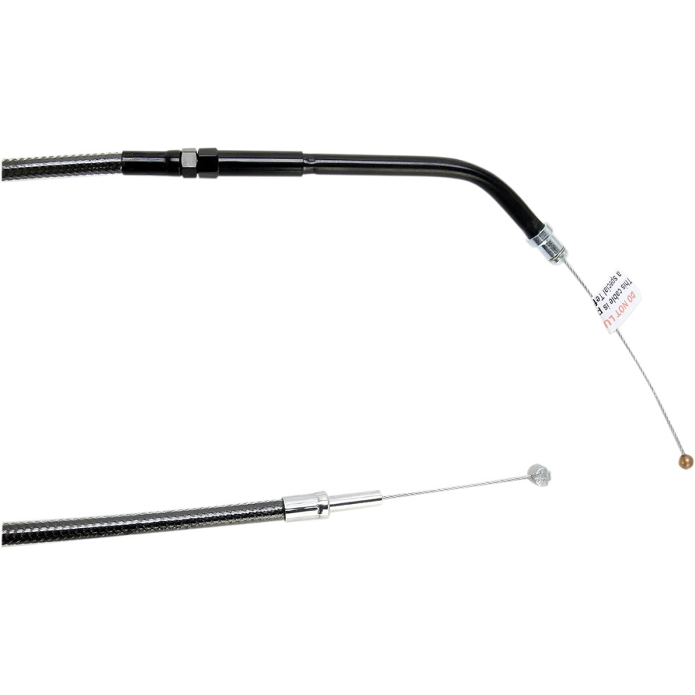Black Pearl™ Braided Throttle/Idle Cable — 31-7/8" housing, 5" travel, Throttle, Black