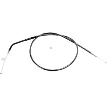 Black Pearl™ Braided Throttle/Idle Cable — 31-7/8" housing, 5" travel, Throttle, Black