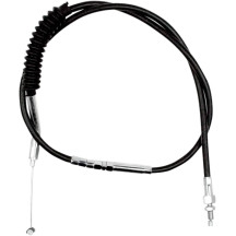 Black Vinyl Clutch Cable for Buell — 119.5 cm housing, 126.5 cm overall, 73 mm travel