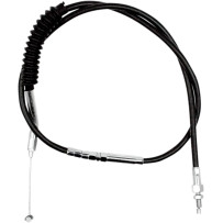 Black Vinyl Clutch Cable for Buell — 119.5 cm housing, 126.5 cm overall, 73 mm travel