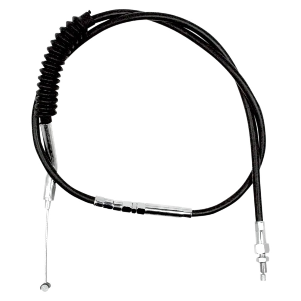 Black Vinyl Clutch Cable for Buell — 119.5 cm housing, 126.5 cm overall, 73 mm travel