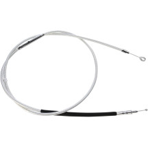 High-Efficiency Braided Sterling Chromite II® Clutch Cable — 205 cm housing, 89 mm travel, Chrome