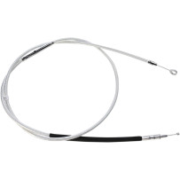 High-Efficiency Braided Sterling Chromite II® Clutch Cable — 205 cm housing, 89 mm travel, Chrome