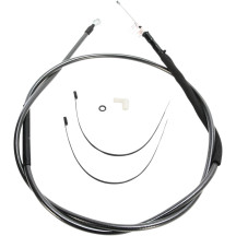 High-Efficiency Black Pearl™ Clutch Cable — 189.5 cm housing, 89 mm travel, 64.5 cm adjuster, Black