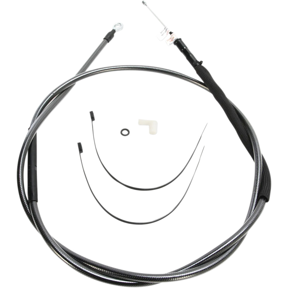High-Efficiency Black Pearl™ Clutch Cable — 189.5 cm housing, 89 mm travel, 64.5 cm adjuster, Black