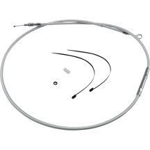 High-Efficiency Braided Sterling Chromite II® Clutch Cable — 200 cm housing, 79 mm travel, 83.5 cm adjuster