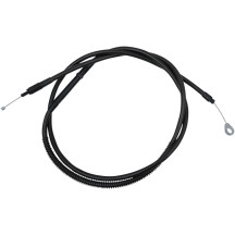 Cable de embrague trenzado Midnight — Manillar Ape Hanger, 38–43 cm (15"–17"), Negro
