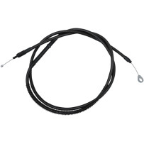 Cable de embrague trenzado Midnight — Manillar Ape Hanger, 38–43 cm (15"–17"), Negro