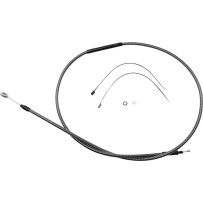 High-Efficiency Polished KARBONFIBR Clutch Cable — 169.5 cm housing, 71 mm travel
