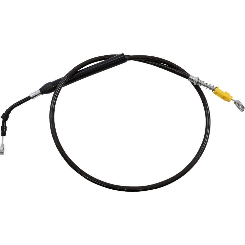 Cable de embrague trenzado Midnight — Embrague, Ape hanger, 38 cm - 43 cm (15" - 17"), Negro