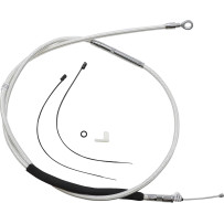 High-Efficiency Braided Sterling Chromite II® Clutch Cable — Housing 172 cm (67-11/16"), Travel 89 mm (3-1/2"), Adjuster 64.5 cm