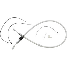 Sterling Chromite II® Quick Connect Upper Clutch Cable — 34" overall, 59 mm travel, Clutch, Chrome