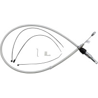 Sterling Chromite II® Quick Connect Upper Clutch Cable — 36 in overall length, 59 mm travel, Chrome