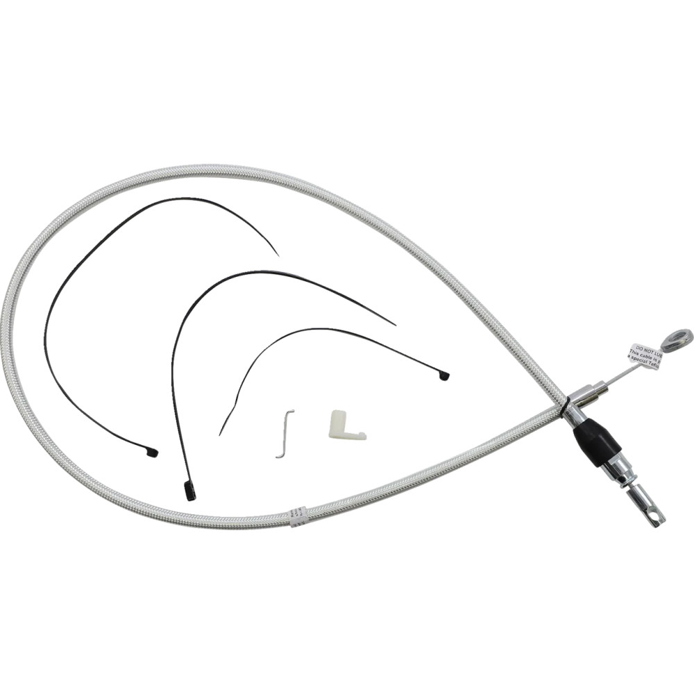 Sterling Chromite II® Quick Connect Upper Clutch Cable — 42" overall, 59 mm travel, Chrome