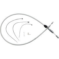 Sterling Chromite II® Quick Connect Upper Clutch Cable — 45" overall, 59 mm travel, Chrome