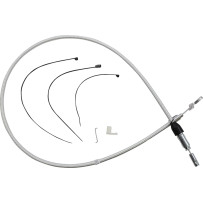 Sterling Chromite II® Quick Connect Upper Clutch Cable — 46" overall, 59 mm travel, Chrome